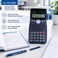 Calculatrice scientifique Fx-991MS 401 fonctions Éditeur de données STAT Écartement standard Analyse de régression Promotion