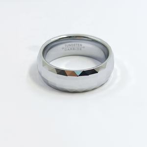 6mm 8mm Bois Naturel Incrustation Mode De Fiançailles <span class=keywords><strong>Bande</strong></span> De Mariage Martelé Argent Noir Tungstène Anneau pour Hommes Femmes - Product Image 5