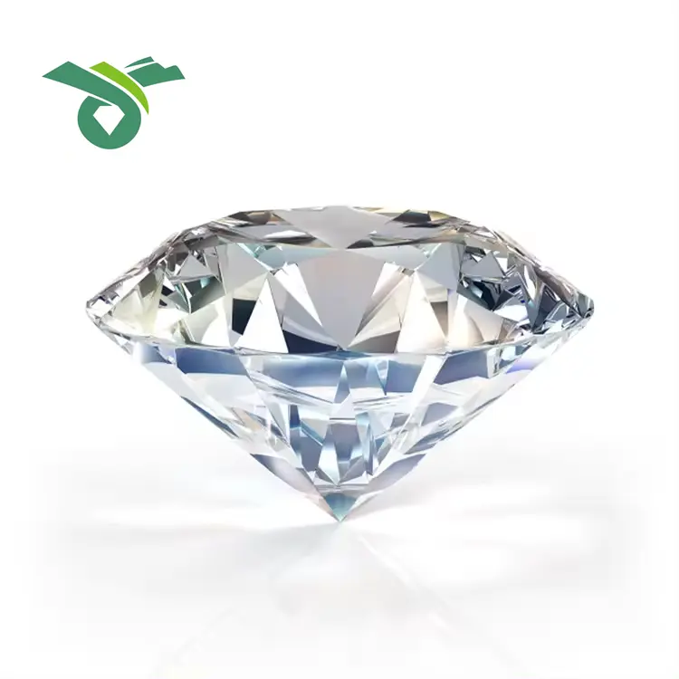 Diamant circulaire grand 24 "coussin de diamant cultivé en laboratoire coupe lâche diamants cultivés en laboratoire ovale