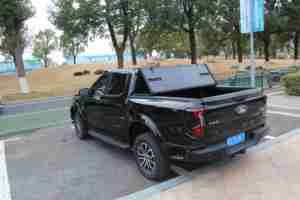 Couverture de benne tri-pliante robuste en alliage zinc-aluminium avec verrouillage pour Toyota 2019-2025, <span class=keywords><strong>Silverado</strong></span> et Ranger - Product Image 6