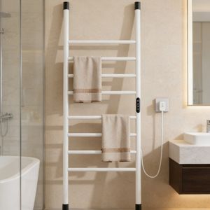 Sèche-serviettes électrique en acier robuste sur <span class=keywords><strong>pied</strong></span> <span class=keywords><strong>pour</strong></span> un séchage de grande capacité dans les salles de sport et les spas commerciaux - Product Image 4