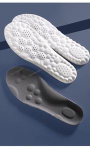 Wholesale Sports Accessories 4D Latex Sport Insoles Super Soft High Elasticity Shoe <b>Pads</b> Anti-pain Deodorant <b>Cushion</b> Arch - Product Image 4