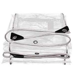 Bâche transparente imperméable <span class=keywords><strong>pour</strong></span> <span class=keywords><strong>pergola</strong></span> extérieure, rideau de balcon, fenêtres, bâche transparente, protection contre la pluie, auvent de véranda - Product Image 1