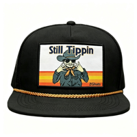 Casquette Trucker Snapback 5 Panneaux Personnalisée en Maille avec Corde, Style Hip Hop Décontracté d'Été, Couleur Dégradée, Patch Tissé, Broderie 3D, Corde Orange