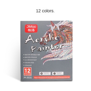 Pennarello in acrilico a doppio colore <span class=keywords><strong>punta</strong></span> a pennello flessibile a <span class=keywords><strong>doppia</strong></span> estremità sicura e facile da usare per bambini e principianti - Product Image 6