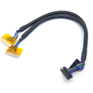 كابل داخلي مخصص بطول حسب الطلب من نوع Double FI-X30HL LVDS، بخطوة 1.0 مم و30 سنًا، مع طرف مطلي بالذهب، لشاشة العرض الطبية - Product Image 4
