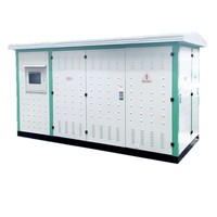 Sous-station compacte à autotransformateur intégré QZKJ pour réseau intelligent, système de distribution monophasé/triphasé 50/60Hz pour parcs industriels