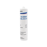 Sealant Silikon Berbasis Air Satu Komponen Tahan Api Anti-jamur Tahan Jamur Tahan Korosi Tahan Api Elastis untuk