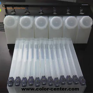 Cina Terbaik! Colorcenter Bulk Ink Sistem Isi Ulang untuk Roland Mimaki Mutoh 6X12 Cmyklclm CISS Refill Cartridge