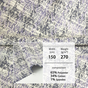 Venta Directa <span class=keywords><strong>de</strong></span> Fábrica 2024 Telas <span class=keywords><strong>de</strong></span> Otoño Invierno Estilo Chanel Tejido <span class=keywords><strong>de</strong></span> Tweed <span class=keywords><strong>de</strong></span> Punto para Abrigos y Maletas - Product Image 2