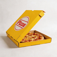 Boîte d'emballage pour pizza personnalisée avec impression de dessins animés, production rapide en 72h, boîtes en carton ondulé imperméables