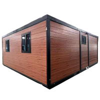 Casa Contenedor Modular Expandible de 40 pies, Panel Sándwich de Acero, Diseño Moderno, Resistente al Agua y Huracanes, Villa Hotel de Lujo