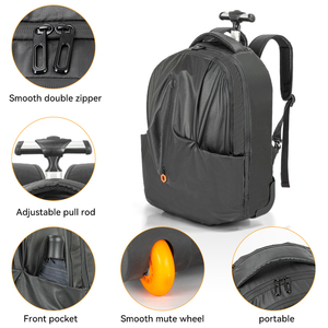 Mochila <span class=keywords><strong>de</strong></span> viaje personalizada para equipaje <span class=keywords><strong>con</strong></span> <span class=keywords><strong>ruedas</strong></span>, mochila <span class=keywords><strong>con</strong></span> <span class=keywords><strong>ruedas</strong></span>, mochila escolar <span class=keywords><strong>de</strong></span> viaje - Product Image 3