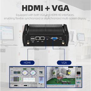 工业迷你电脑4核英特尔I3 I5处理器双RS485 COM双RJ45局域网<span class=keywords><strong>Linux</strong></span>嵌入式微型台式电脑 - Product Image 3