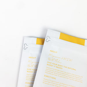 Bolsa de embalaje de alimentos secos personalizada respetuosa con el medio ambiente, bolsa superior con cremallera de pie para impresión de alimentos compuestos - Product Image 6