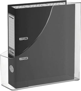 Clear PET Vertical Magazine Rack Plastic Desk Organizer Basic <b>File</b> <b>Folder</b> for Clear Document & <b>Folder</b> Storage <b>File</b> Holder - Product Image 1