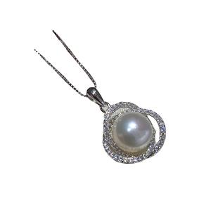 Zhuji <b>Pearl</b> S925 <b>Silver</b> Buckle Bead <b>Necklace</b> 5.5-6mm Natural Aquaculture Freshwater <b>Pearl</b> Strong Light with Micro Flaws - Product Image 5