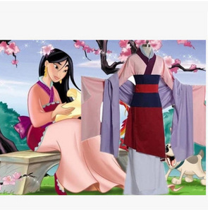 <span class=keywords><strong>Hua</strong></span> <span class=keywords><strong>Mulan</strong></span> ชุดเดรสเจ้าหญิงสีฟ้า,เดรสคอสเพลย์หนังงานสั่งทำ - Product Image 2