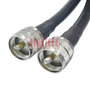 1米RG213电缆低损耗同轴电缆PL259 <span class=keywords><strong>M</strong></span>至PL259超高频公连接器 - Product Image 5