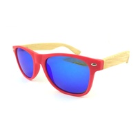 ASSORTIES Lunettes de soleil en bois à verres polarisés pour femmes et hommes