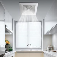 Grilles de climatisation de plafond carrées en plastique ABS Diffuseurs pour couvercle de ventilateur de salle de bain et couvercle de ventilateur d'extraction