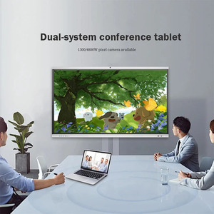 Pizarra Inteligente Android 16 4K de 65 Pulgadas al por Mayor con Pizarra Digital IA, Pantalla Dividida en <span class=keywords><strong>4</strong></span> para Reuniones de Negocios, 500 Nits, FCC/CE - Product Image 3