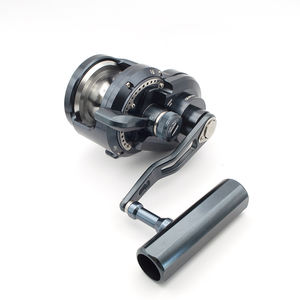 รอกตกปลาแบบใหม่ Max <span class=keywords><strong>Drag</strong></span> 30KG สำหรับตกปลาจิ๊กกิ้งแบบ Overhead ตัวเรือนโลหะเต็มรูปแบบ อัตราทด 6.2:1 รอกตกปลาแบบทรอลลิ่งสำหรับน้ำเค็ม - Product Image 1