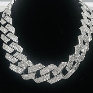 Collar de Cadena Cubana Grande de 30 mm, Estilo Hip Hop, Joyería de Moda, Lujoso y Pesado, Cadena Cubana Grande, Cadena de Eslabones Cubanos de Miami - Product Image 1