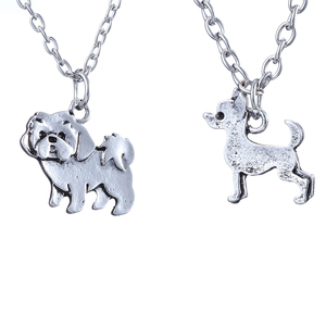 <span class=keywords><strong>Collier</strong></span> Pendentif <span class=keywords><strong>Chihuahua</strong></span> Mignon Style Antique en Alliage de Zinc Plaqué Argent Vieilli, <span class=keywords><strong>Collier</strong></span> Ras du Cou Bohème pour Femme et Homme, Bijou Anniversaire - Product Image 3