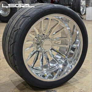 Lsgzl जाली ट्रक पहियों 22x12 24x12 24x14 26x14 28x14 28x16 Gmc serra 1500 2500 3500 F150 f250 pcd 8x180 6x139.7 8x170 6x135 - Product Image 3