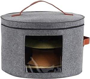 Boîte à chapeaux portable, sac de rangement de grande capacité, pliable, anti-poussière, avec fenêtre Visible pour hommes et femmes, chapeau de voyage à la maison - Product Image 3