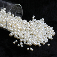 Faux perles de haute qualité pour bijoux, accessoires décoratifs, sans trous, grosses perles, pour manucure fait à la main