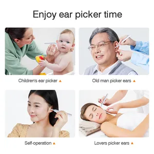 Suear-Herramienta de extracción de cera de los oídos B, otoscopio inalámbrico 1080P, endoscopio Digital a prueba de agua, aparatos para mamá, limpiador de oídos para bebé