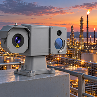 Caméra de surveillance de sécurité pour pipeline à distance avec capteur CMOS, détection de mouvement PTZ pour la surveillance thermique longue portée