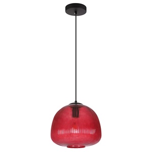 Lustre en verre de couleur <span class=keywords><strong>rouge</strong></span> <span class=keywords><strong>pour</strong></span> restaurant magasin de maison salle à manger postmoderne îlot de <span class=keywords><strong>cuisine</strong></span> éclairages suspendus - Product Image 5