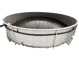 Buitenbouw hoge kwaliteit glasvezel visvijvers voor Tilapia en Koi aquacultuur met snijwerkzaamheden en premium constructie - Product Image 1