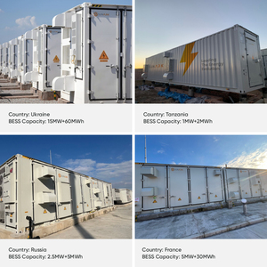 Batterie de stockage solaire commerciale de secours 500 Kw 1Mwh 1Mw 2Mwh Bess Energy Stroge System avec onduleur - Product Image 6