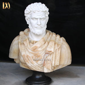 Bustes en marbre grandeur nature <span class=keywords><strong>de</strong></span> Jules <span class=keywords><strong>César</strong></span>, sculpture en marbre, bustes d'empereurs romains, vente flash Ideal Arts - Product Image 4