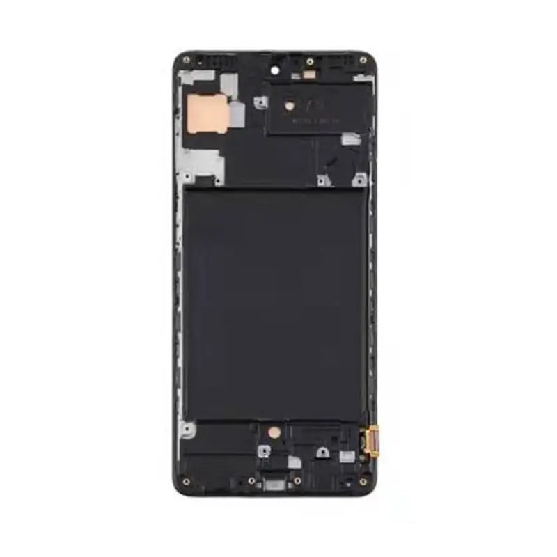 Super Amoled For Samsung Galaxy A71 A715 A715F A715FD Lcd Display With Touch Screen Digitizer With Frame For Samsung A715 Lcd