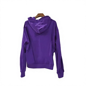 เสื้อฮู้ดสีขาวสำหรับผู้ชาย ทรงโอเวอร์ไซส์ ผ้าฝ้ายทอ 100% มีกระเป๋าเสื้อ สวมใส่สบายๆ สำหรับฤดูใบไม้ร่วง - Product Image 4
