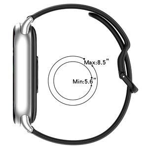BEEFLYPOWER Suministro al por Mayor de Correas de Silicona Líquida de 12 mm para Relojes Inteligentes, Correa Universal para <span class=keywords><strong>Huawei</strong></span> <span class=keywords><strong>Band</strong></span> 8/9/10 y Xiaomi <span class=keywords><strong>Band</strong></span> 8/9 - Product Image 5