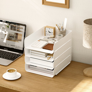 Le <span class=keywords><strong>rangement</strong></span> de bureau pour dossiers peut être empilé avec plusieurs niveaux de rayonnages. - Product Image 1