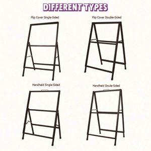 Letrero de Alta Calidad con Marco en A, Fácil Instalación, Exhibidor Tipo Bandera - Product Image 2