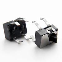 Nouveau design Interrupteur Tactile de type rétrograde 4 broches Micro Mini Silencieux à réinitialisation SMD/SMT LY-TS10 12V 50mA 50000 cycles Plastique LEYE