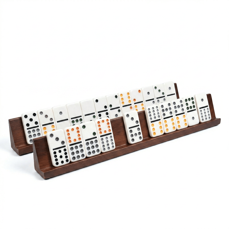 Custom Logo Solid Wood Mahjong Rack Wholesale Non-Slip Wooden Domino ...