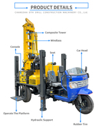 Foreuse de Puits d'Eau Profonds 200m 150m 180m, Machine de Forage