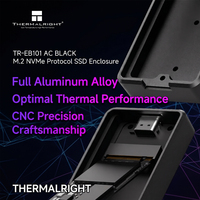 Thermalright TR-EB101 Schwarz 10 Gbit/s M.2 NVMe SSD-Gehäuse USB 3.2 Gen 2 Typ-C PCIe Externes Festplattengehäuse