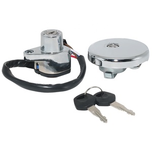 Set moto di blocco coperchio serbatoio carburante tappo blocco interruttore di accensione blocco per <span class=keywords><strong>Kawasaki</strong></span> <span class=keywords><strong>EN500</strong></span> VN800 <span class=keywords><strong>Vulcan</strong></span> 500 800 - Product Image 5