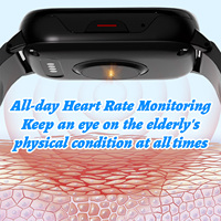 Smartwatch 4G LTE per Anziani con Rilevamento Cadute, Localizzatore GPS e Pulsante SOS - Orologio con Allarme Medico per Anziani