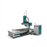 Máquina CNC de 5 Ejes para Fresado y Grabado con Control Syntec, 380V, Precisión de Posicionamiento de 0.01mm, ATC, Husillo, Recorrido de 1300x2500mm